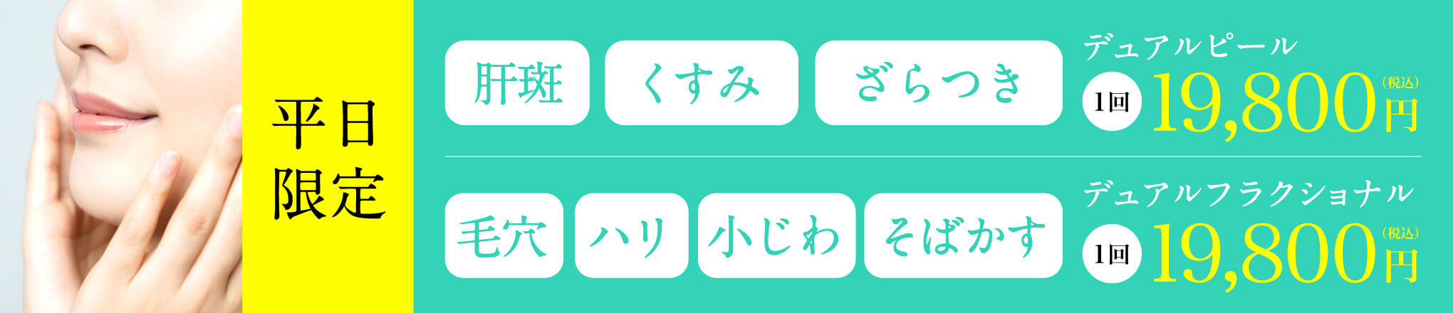 デュアルピール/デュアルフラクショナル